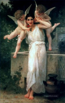 ジュネス・リアリズムの天使ウィリアム・アドルフ・ブーグロー Oil Paintings